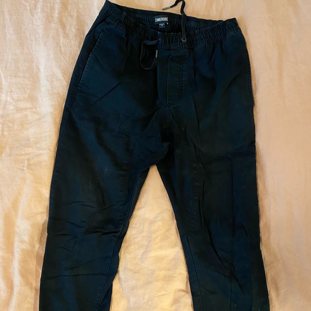 Zanerobe black jogger pants